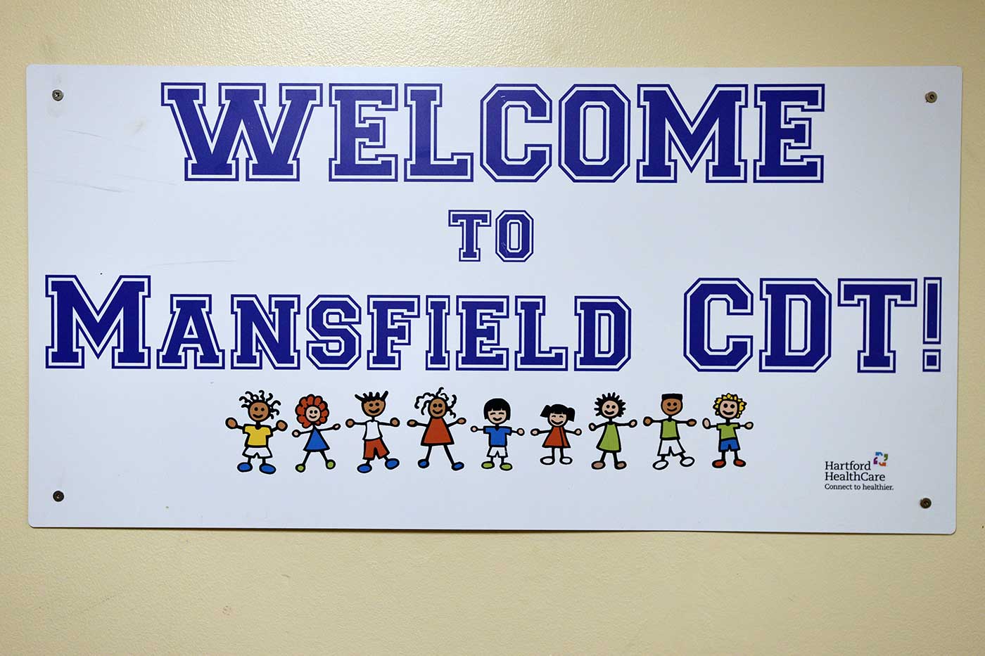 welcome to mansfield cdt sign